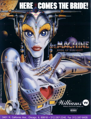 The Machine: Bride of PINBOT (BOP) Pinball - CPU [U6] Version L-7