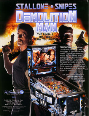 Demolition Man Pinball - Rom upgrade chips