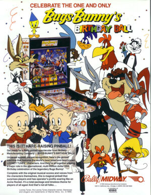 Bugs Bunny's Birthday Ball Pinball - CPU Rom Set
