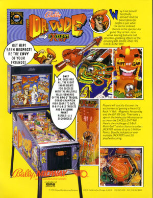 Dr Dude Pinball - CPU Rom Set