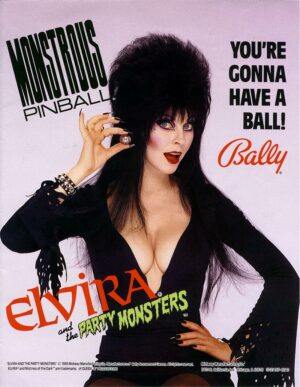 Elvira And The Party Monsters Pinball - CPU Rom L-4 Set [U26, U27] EPROM upgrade