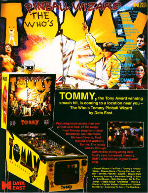Tommy Pinball Flyer