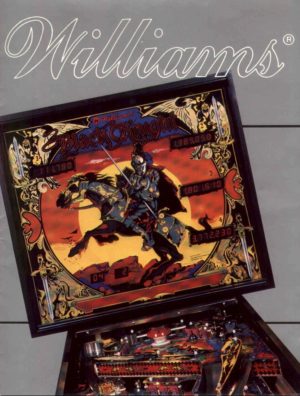Black Knight Pinball Flyer