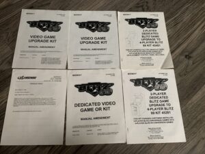 Blitz 99 Conversion Kit Instruction Manual Amendments