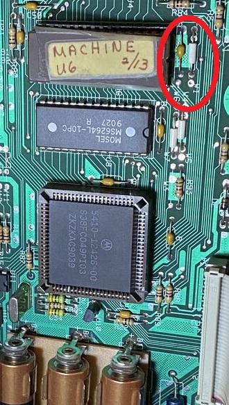 Bride of pinbot CPU jumper location