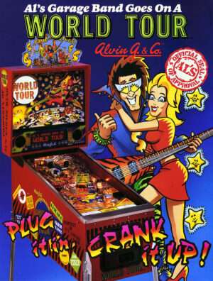 Als garage band world tour flyer