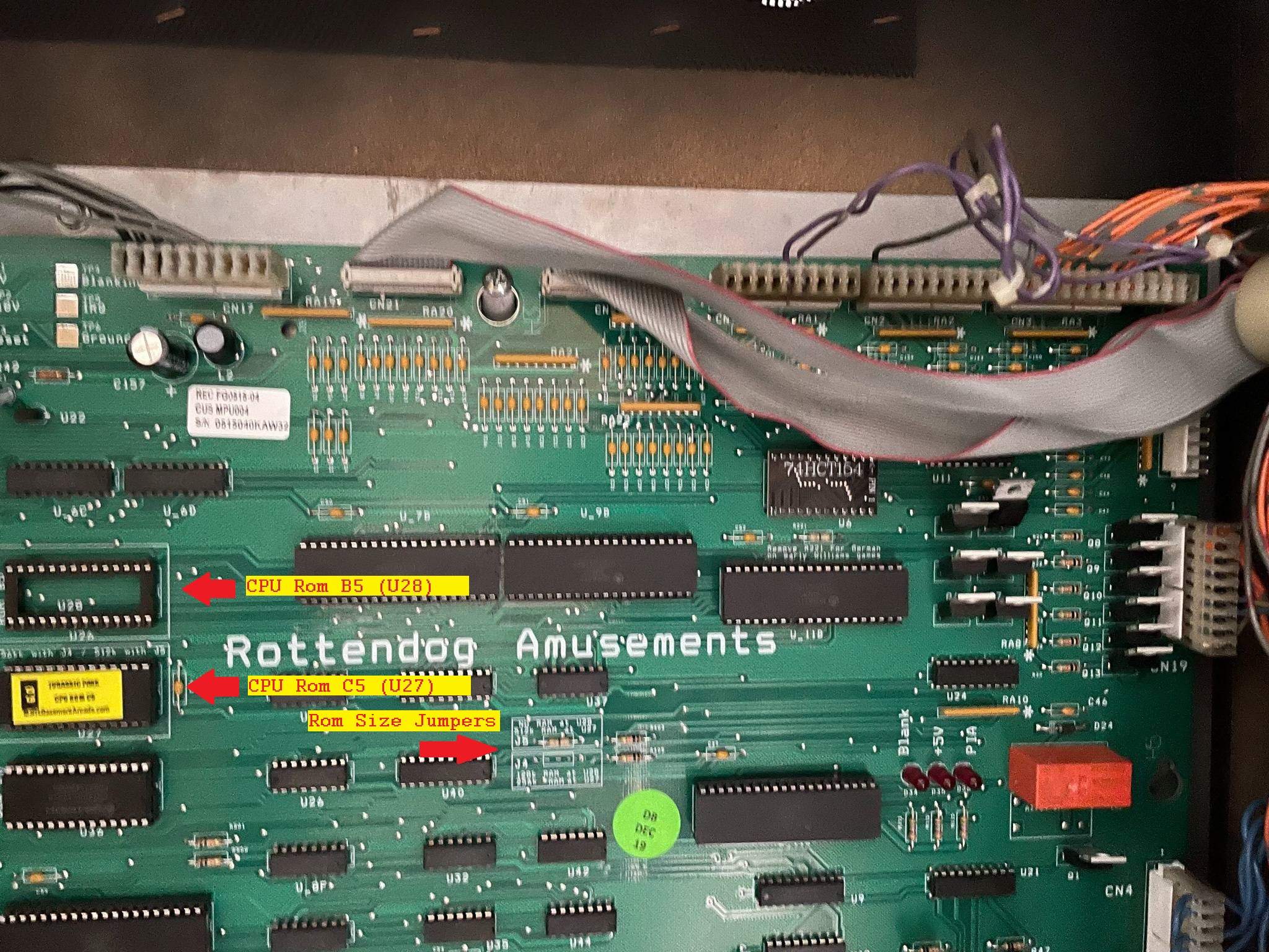 DE Rottendog Chip and Jumper locations