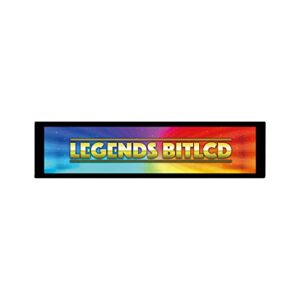 Legends BitLCD Marquee, USB Connection, Arcade Games, Classic Retro Video Games, Arcade & Console Games, Action Fighting Puzzle Sports & More, Home Arcade