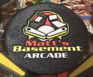 Matt's Basement Arcade 4in Round Coaster