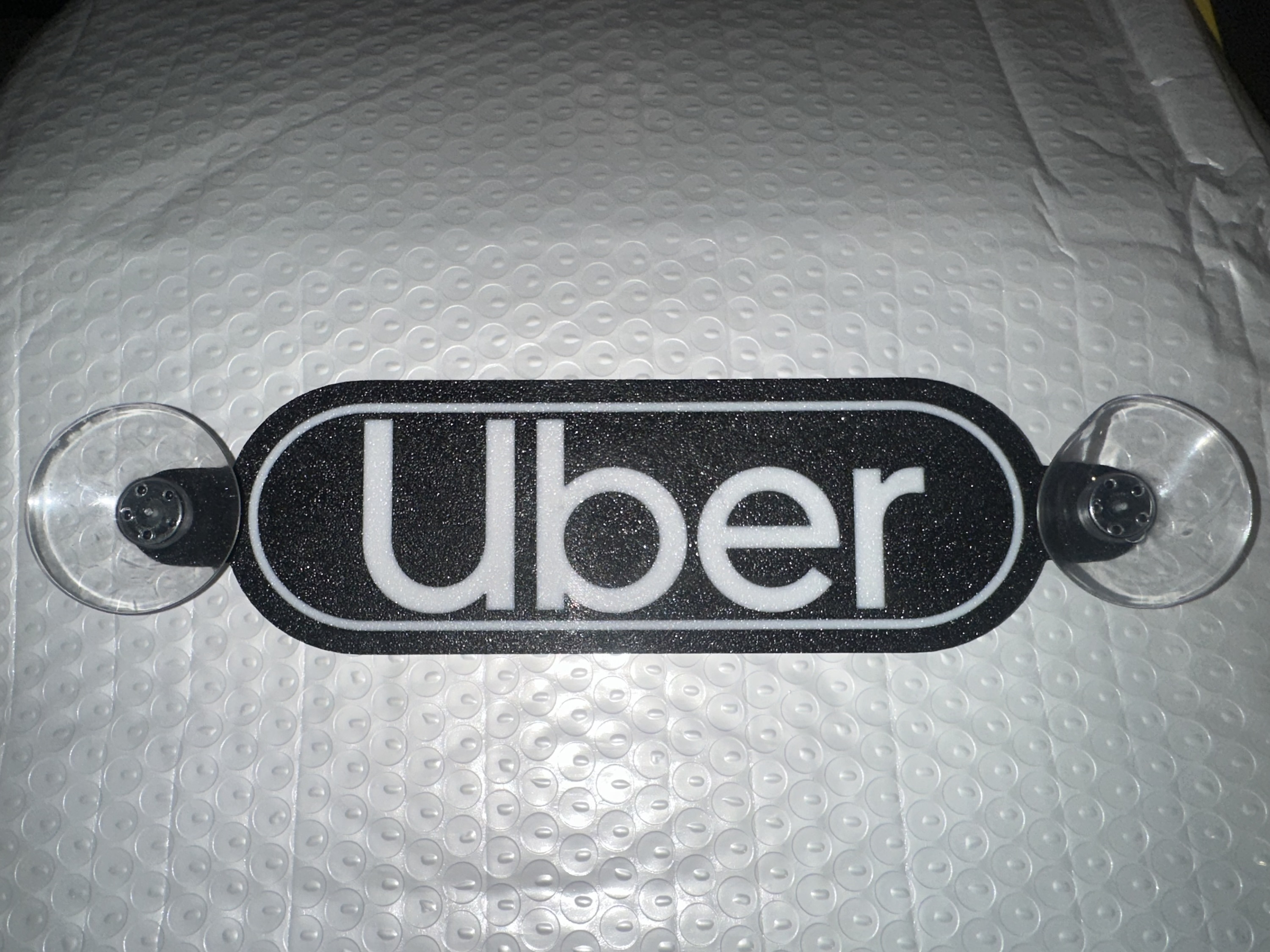 Uber Emblem Rideshare Sign (non-lighted)