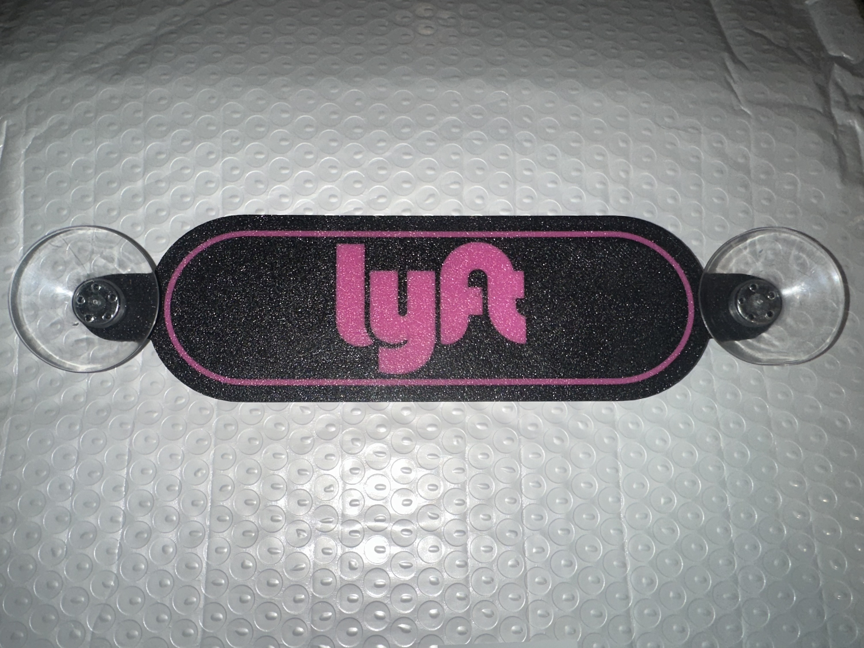 Lyft Emblem Rideshare Sign (non-lighted)